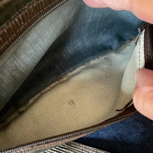 Green and Brown Men's Bag Fendi Vintage - Picture 13 of 15